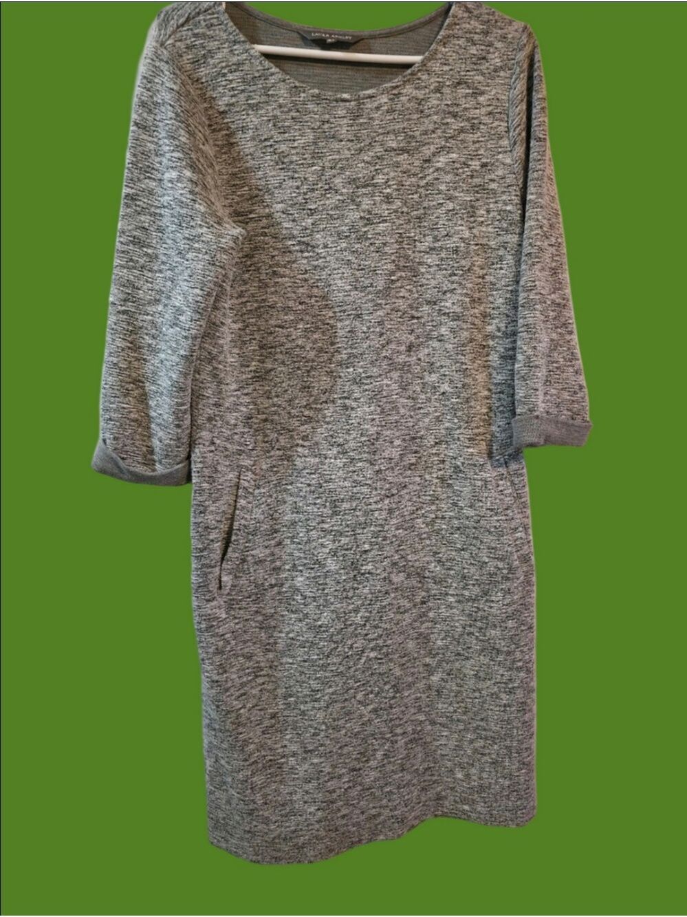 4/$67 Deal! Laura Ashley Gray Heathered Dress